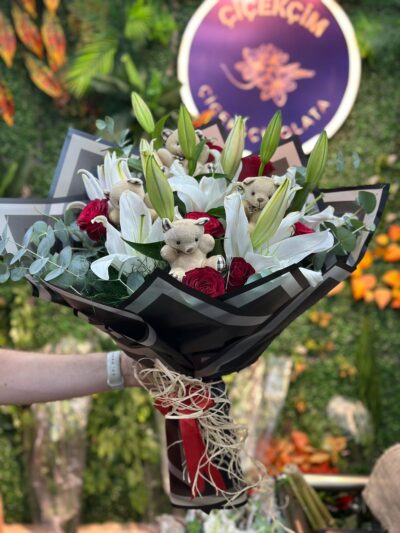 Ayıcıklı Sevgi Buketi