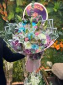 Lilyum & Kasımpatı Kış Buketi