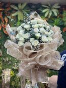 41 Beyaz Gül Buketi