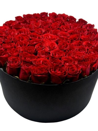 Dev Kutuda Kırmızı Gül