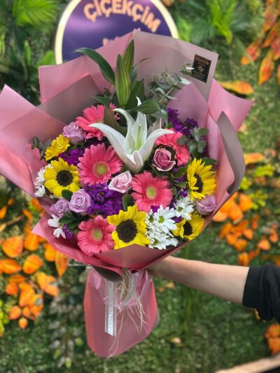 Orta Boy Karışık Mevsim Buketi