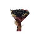 21'li Yapay Gül Buketi Siyah