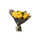21'li Yapay Gül Buketi Sarı