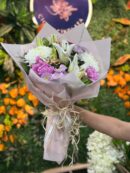 Karışık Şakayık Lilyum Buketi