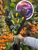 5'li Sarı Lale buketi