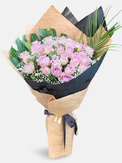 Cipso & 30'lu Lila Gül Buketi