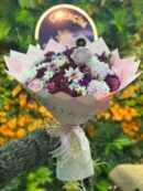 Karışık Lila Pembe Mevsim Buketi