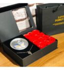 Güllü İstiridye İnci Kolye Seti