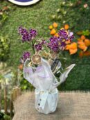 Mor Kırçıllı Mini Orkide