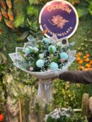 Mavi Kartopu Lale Buketi