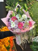 Karışık Lilyum Gerbera Buketi