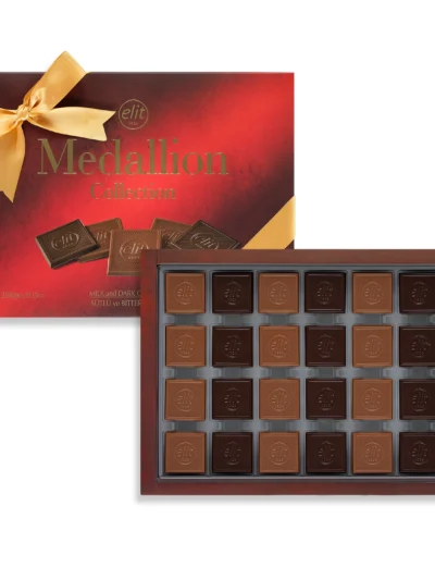 Elit Medallion Collection Madlen Çikolata Kırmızı Kutu