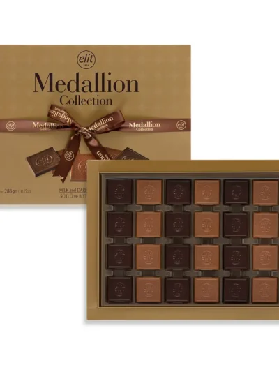 Elit Medallion Collection Madlen Çikolata Altın Kutu