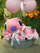 Özel Tasarım Stitch Bobo Balon Pembe