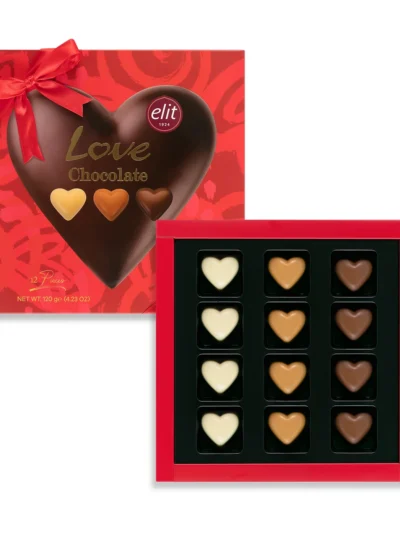 Elit Love Chocolate Spesiyal Kutu Kalp