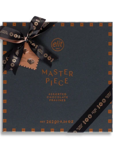 Elit Masterpiece Kurdeleli Spesiyal Siyah Kutu Çikolata