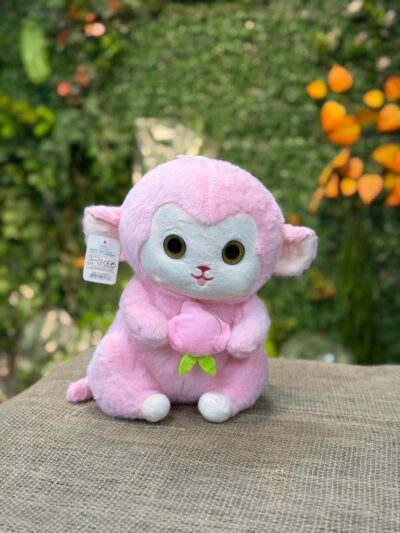 Pembe Maymun Peluş Oyuncak