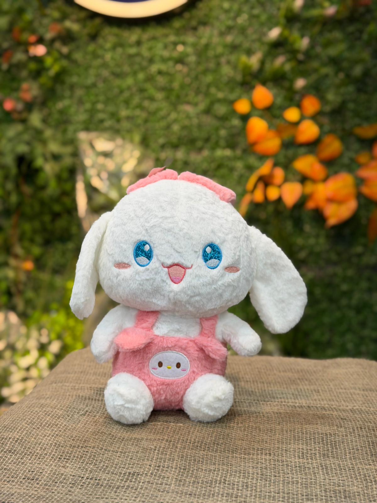 Pembe Kuromi Kostümlü Köpek Peluş Oyuncak