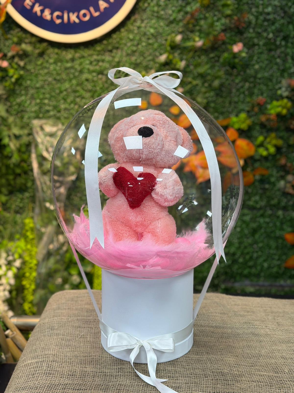 Kalbi Güzel Ayıcık Bobo Balon - Görsel 3