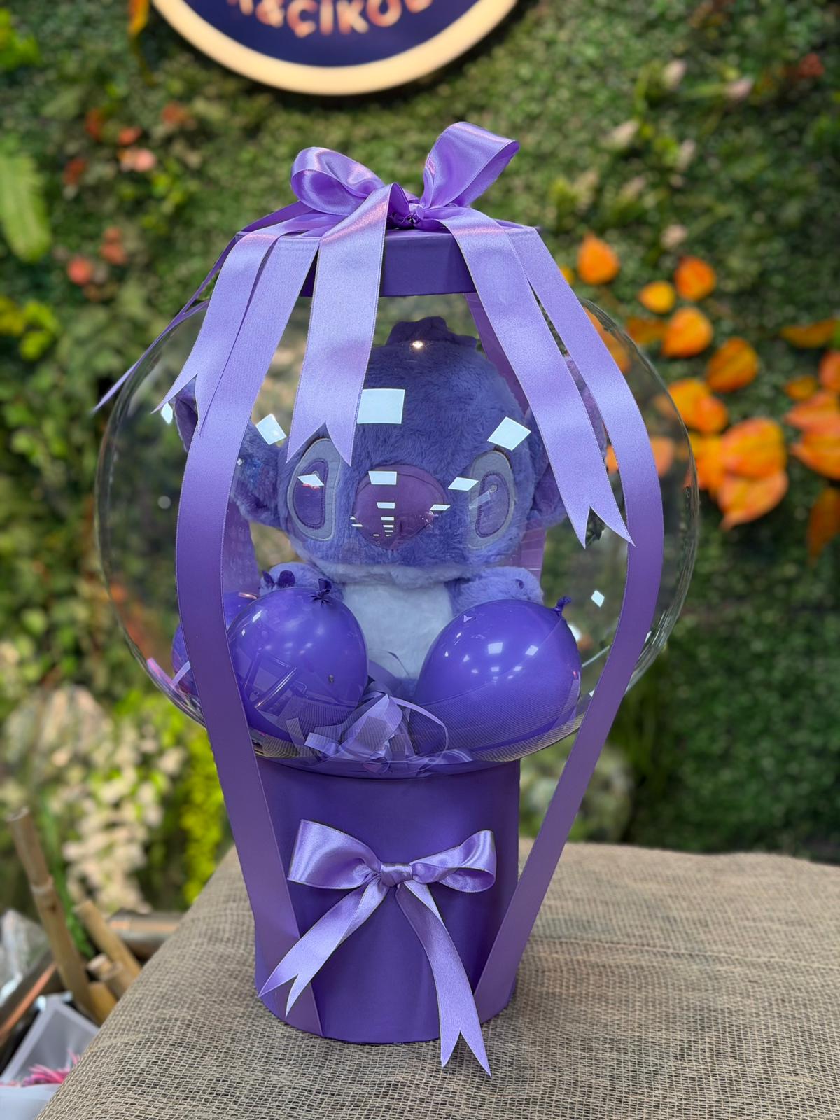 Mor Stitch Bobo Balon - Görsel 3