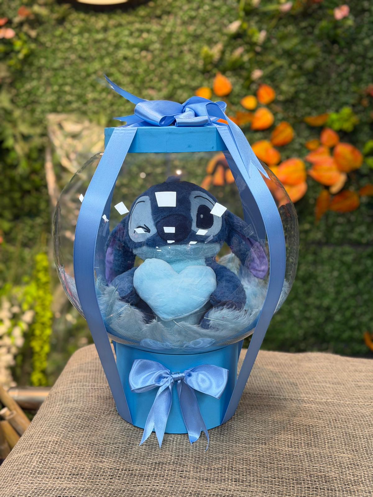 Göz Kırpan Mavi Stitch Bobo Balon - Görsel 2