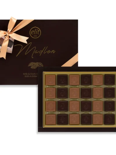 Elit Madlen Çikolata Kahverengi Kutu